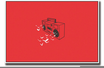 

Posterhouzz Music Stereo minimalistic Fine Art Print(12 inch X 18 inch, Rolled)