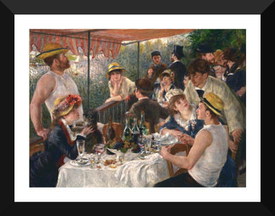 

Tallenge Old Masters Collection - Luncheon of the Boating Party By Pierre-Auguste Renoir - Premium Quality A3 Size Framed Poster Paper Print(17 inch X 12 inch, Framed)