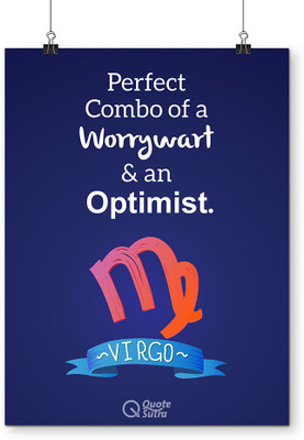 

Virgo Zodiac Quote A3 Poster by QuoteSutra Paper Print(18 inch X 12 inch, Rolled)