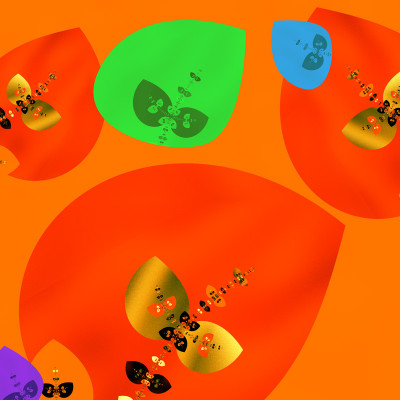 50% OFF on Fractal emotions Canvas Art(36 inch X 36 inch)