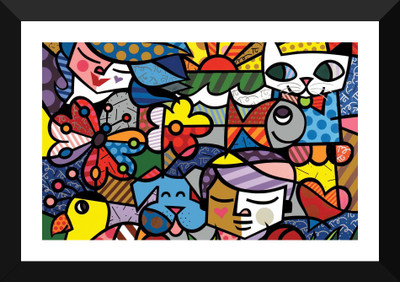 

Tallenge - Different Colors of Life - Premium Quality A3 Size Framed Poster Paper Print(17 inch X 12 inch, Framed)