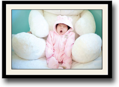 

Cute Baby yawning Fine Art Print(10 inch X 14 inch, Framed)
