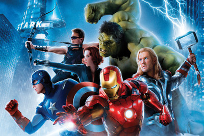 

Avengers Paper Poster 12"x18" Paper Print(13 inch X 19 inch, Rolled)