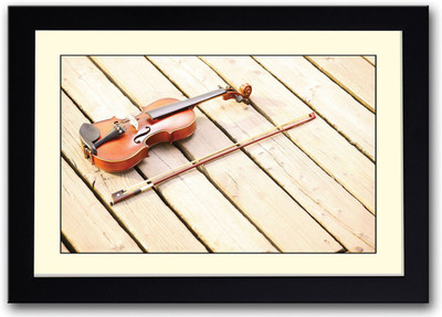 

Violin on the deck Fine Art Print(14 inch X 20 inch, Framed)