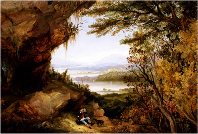 

Scene on the Hudson Paper Print(13 inch X 19 inch, Rolled)