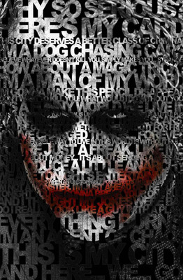 

Dark Knight Joker Quote Movie Poster Fine Art Print(18 inch X 12 inch, Rolled)