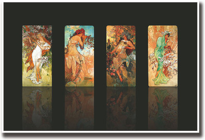 

Four Girls artistic Fine Art Print(12 inch X 18 inch, Rolled)