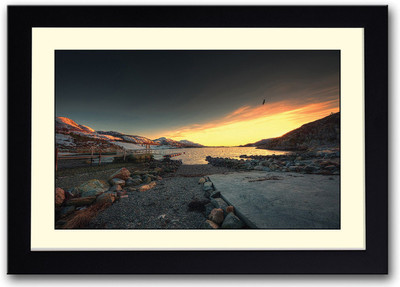 

Beautiful Lake Fine Art Print(14 inch X 20 inch, Framed)