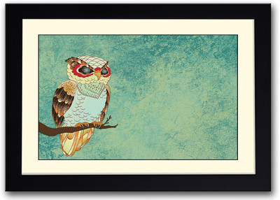 

Awesome Owl Art Fine Art Print(14 inch X 20 inch, Framed)