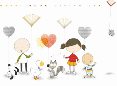

Happy Book Giving Day Paper Print(13 inch X 19 inch, Rolled)