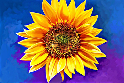 

Floral Painting Canvas Art(12 inch X 18 inch, Rolled)