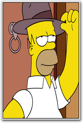 

Bart from the Simpsons marvelous Paper Print(18 inch X 12 inch)
