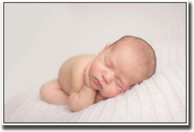 

Cute baby sleeping on white Fine Art Print(12 inch X 18 inch, Rolled)