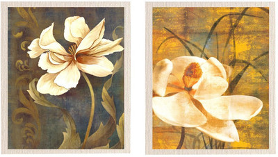 

Posterhouzz Frameless Floral Painting Fine Art Print Poster Fine Art Print(12 inch X 18 inch, Rolled)