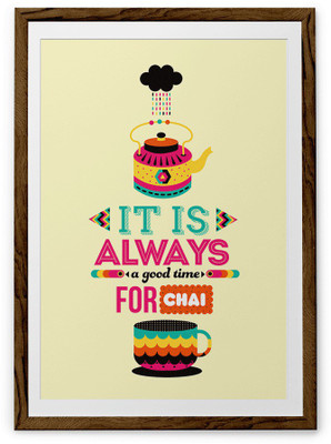 

Chai Fine Art Print(36 inch X 24 inch, Framed)