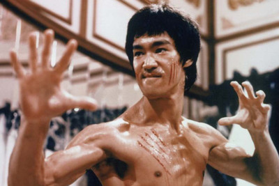 Athah Minimal Art Poster Bruce Lee Hollywood Actor Paper Print Rolled Paper Print(12 inch X 18 inch, Rolled)