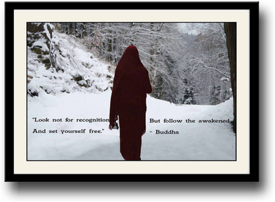 

Buddha quote AFP1301 Fine Art Print(10 inch X 14 inch, Framed)