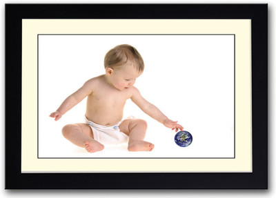 

Cute Baby AFP0608 Fine Art Print(14 inch X 20 inch, Framed)