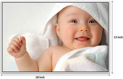 

Cute Baby Smiling Photographic Paper(12 inch X 18 inch)