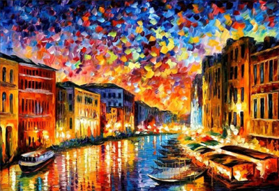 

Leonida Fremov Painting (Non Tearable Synthetic Material) 13x19 inch Fine Art Print(13 inch X 19 inch)