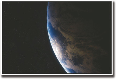 

Earth and stars Fine Art Print(12 inch X 18 inch, Rolled)