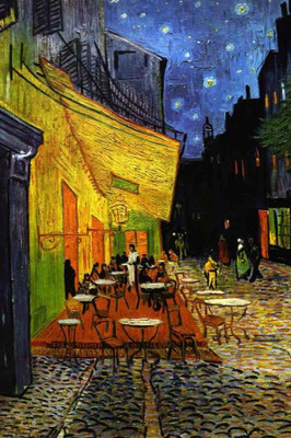 

Posterhouzz Vincent van Gogh - The Cafe Terrace on the Place du Forum - Arles - At Night - 1888 Fine Art Print(12 inch X 18 inch, Rolled)