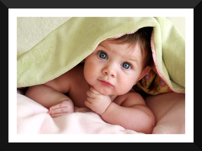 

Tallenge - Cute Baby Poster pi070002 - Framed Poster 12x17 Inches Paper Print(17 inch X 12 inch, Framed)