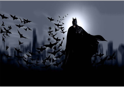 

Posterhouzz Batman With Bats Paper Print(12 inch X 18 inch, Rolled)