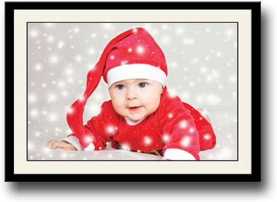 

Baby Santa Claus Fine Art Print(10 inch X 14 inch, Framed)