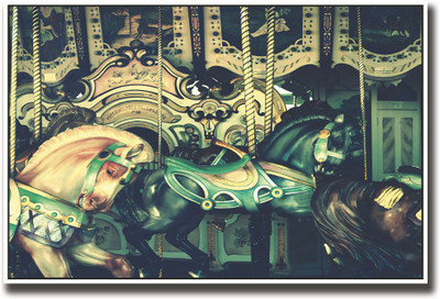 

Vintage Carousel Photography Fine Art Print(12 inch X 18 inch, Rolled)