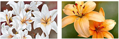 

Art Factory Floral Painting Canvas Art(24 inch X 36 inch, Rolled)