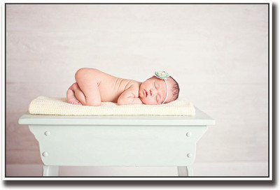 

Baby sleeping on table Fine Art Print(12 inch X 18 inch, Rolled)