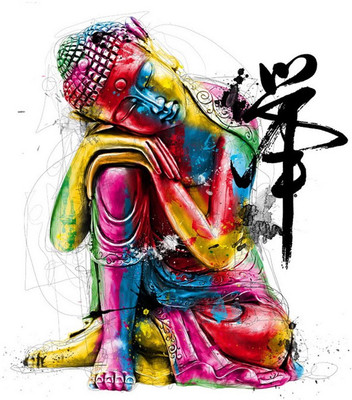 

Tallenge - Buddha Colorful Art - A3 Size Rolled Poster Paper Print(16.5 inch X 11.7 inch, Rolled)