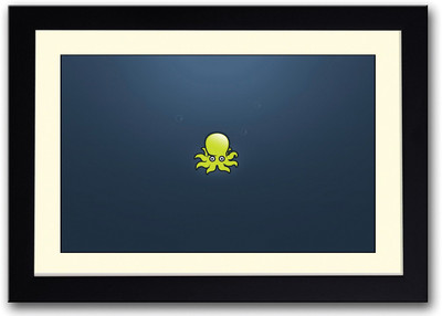 

Yellow Octopus Fine Art Print(14 inch X 20 inch, Framed)
