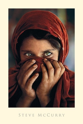 Afghan Girl Paper Print(36 inch X 24 inch, Rolled)