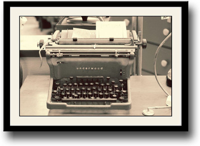 

Vintage Typewriter photography Fine Art Print(10 inch X 14 inch, Framed)