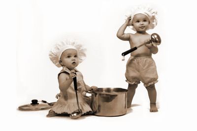 

oshi - Baby Chefs Paper Print(12 inch X 18 inch)