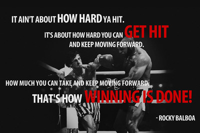 

Rocky Balboa Quotes Paper Print(18 inch X 12 inch)