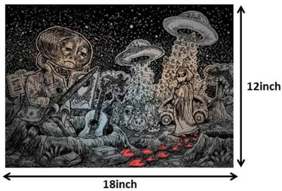 

The Sad Alien Paper Print(18 inch X 12 inch)