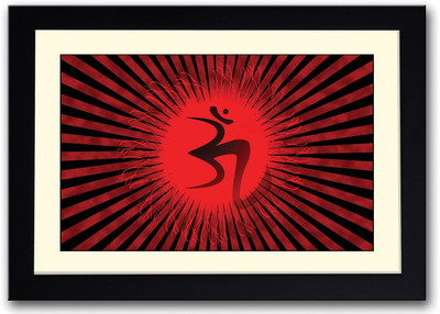 

Awesome Om Design Fine Art Print(14 inch X 20 inch, Framed)