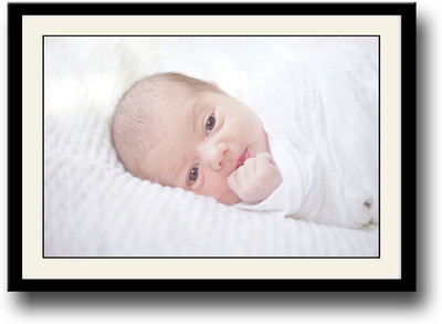 

Baby looking cutely Fine Art Print(10 inch X 14 inch, Framed)