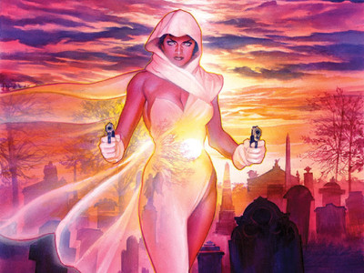 Comics Ghost HD Wallpaper Background Paper Print(12 inch X 18 inch, Rolled)