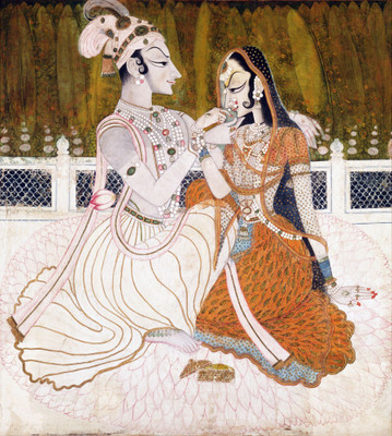 

Krishna And Radha - Medium Size Rolled Digital Art Print On Photographic Paper(18 inch X 18 inch, Rolled)