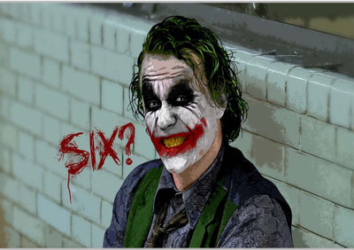 

Posterhouzz Joker Six Paper Print(12 inch X 18 inch, Rolled)