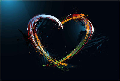 

Colorful Heart in Paper Print(13 inch X 19 inch, Rolled)