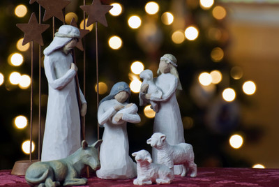 

Tallenge - Christmas Art - Nativity 4 - Small Size Unframed Rolled Digital Art Print On Photographic Paper(12 inch X 8 inch, Rolled)