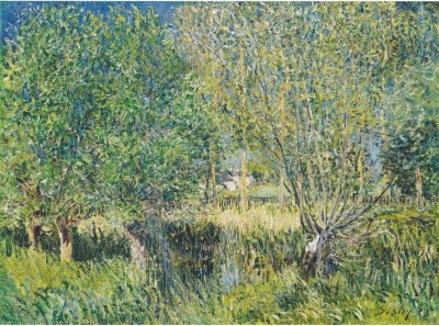 

Tallenge Old Masters Collection - Weiden am Ufer der Orvanne by Alfred Sisley - A3 Size Premium Quality Rolled Poster Paper Print(16.5 inch X 11.7 inch, Rolled)