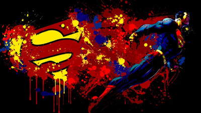 

Superman Cartoon Poster Paper Print(12 inch X 18 inch, Rolled)