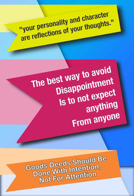 

Motivational Quot (Non Tearable Synthetic Material) Fine Art Print(19 inch X 13 inch, Card Board Rolling)