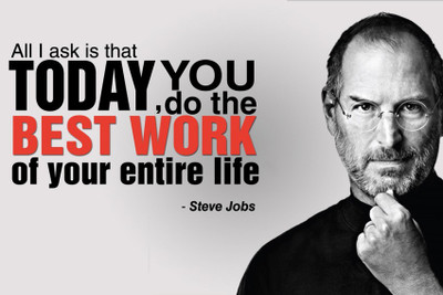 

Wall1ders Steve Jobs Best Work Paper Print(12 inch X 18 inch, Rolled)